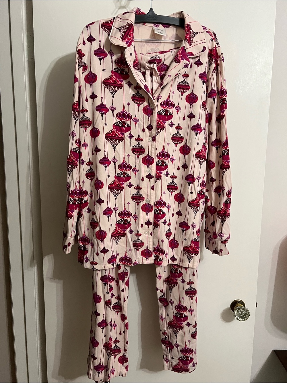 Soma Pink Ornament-Print Kids Pajama Set